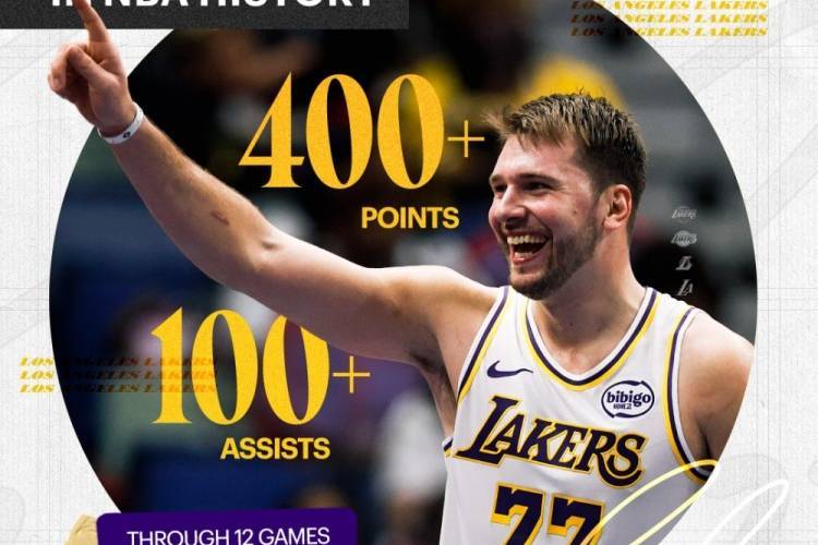 创纪录！东契奇开季得分400+助攻100+历史最快